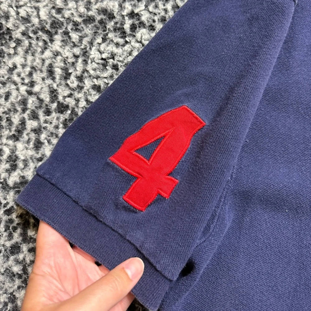 Polo by Ralph Lauren 100% Cotton Navy Blue Polo Shirt